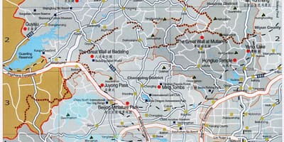 แผนที่ปักกิ่งว่างเดินทาง