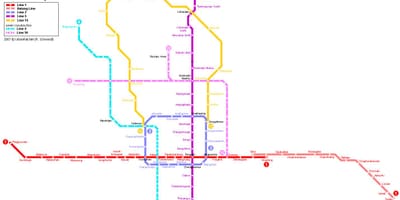 แผนที่ปักกิ่งเมืองใต้ดิน