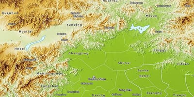 แผนที่ปักกิ่ง 3 มิติ
