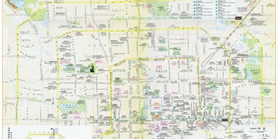 ปักกิ่งเที่ยวชมสถานที่บนแผนที่
