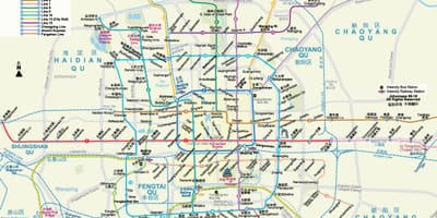 ปักกิ่ง mtr แผนที่