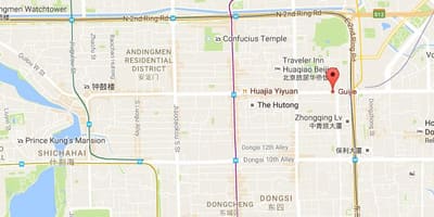 แผนที่ของผีถนนปักกิ่ง