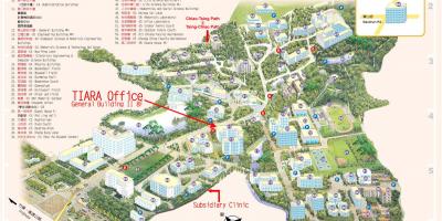 Tsinghua มหาวิทยาลัยวิทยาลัยบนแผนที่